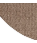 Nourison Tulum Brown TLM02 8 ft. X Round Rug