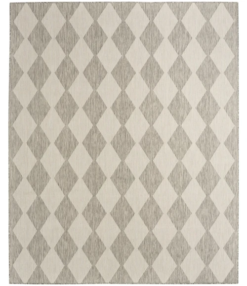 Nourison Positano Light Grey POS04 5 ft. X 7 ft. Rect. Rug