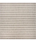 Nourison Positano Grey Ivory POS03 8ft. Square Rug