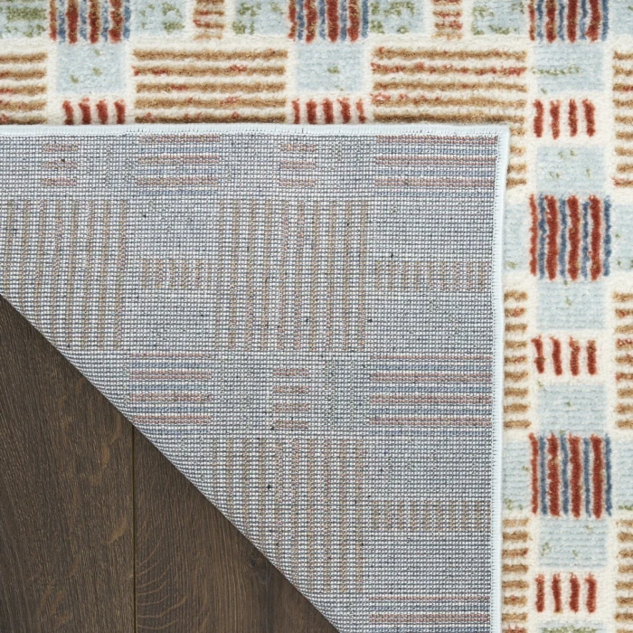 Nourison Nordic Rust Multicolor NRC14 10ft. x 14ft. Rect. Rug