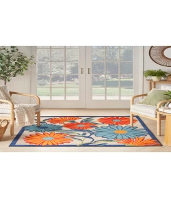 Nourison Home Aloha ALH33 Multicolor 5 ft. 3 in. Square Area Rug