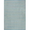 Nourison Positano Aqua Ivory POS03 12ft. x 15ft. Rect. Rug