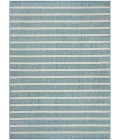 Nourison Positano Aqua Ivory POS03 12ft. x 15ft. Rect. Rug