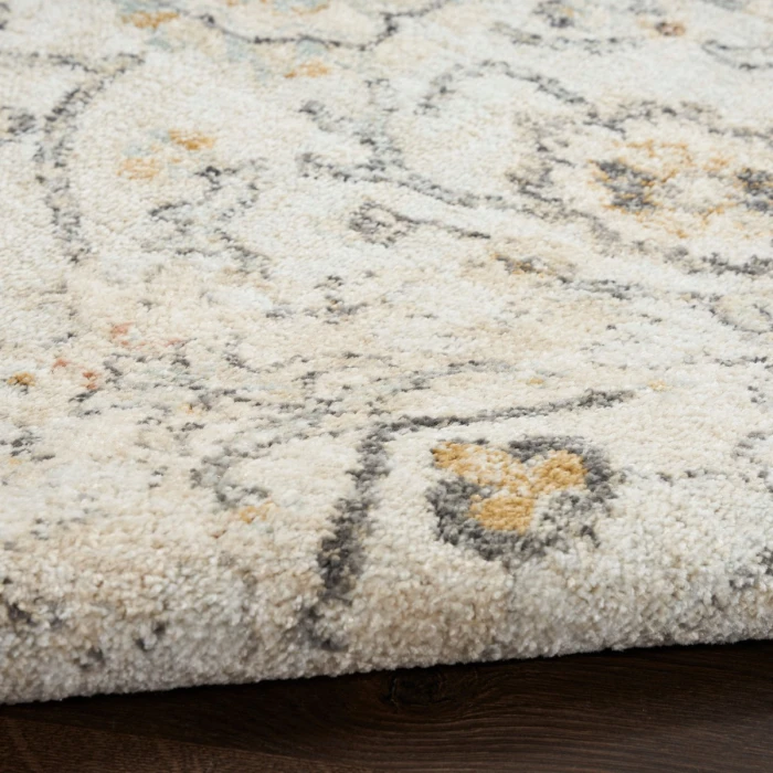 Nourison Oushak Home Grey OUS01 2 ft. X 4 ft. Rect. Rug