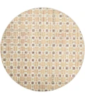 Nourison Nordic Rust Multicolor NRC14 8ft. x Round Round Rug