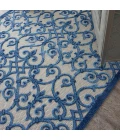 Nourison Aloha Area Rug ALH21-Grey/Blue