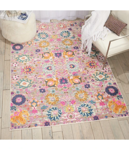 Nourison Passion Area Rug PSN01-Silver