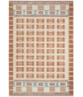 Nourison Nordic Ivory Rust NRC16 5 ft. X 7 ft. Rect. Rug