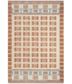 Nourison Home Nordic NRC16 Ivory Rust 5 ft. X 7 ft. Area Rug