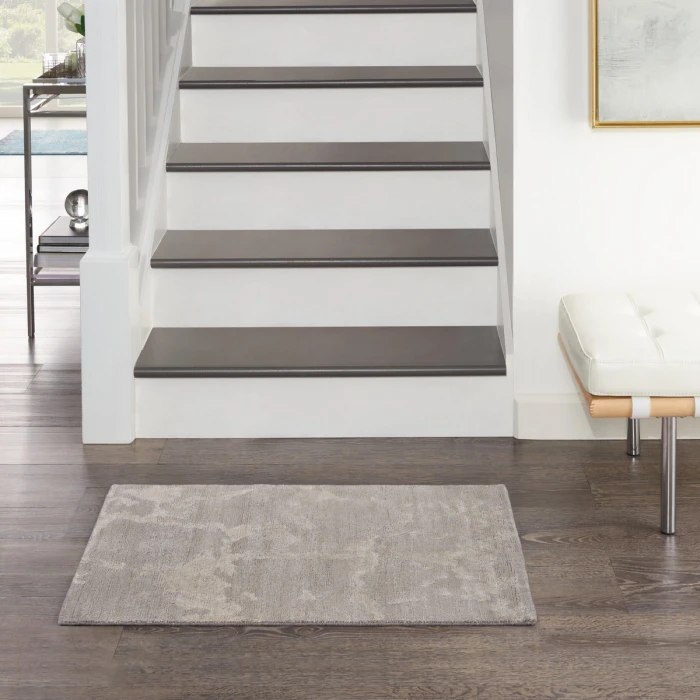 Nourison Silk Shadows Silver SHA02 2 ft. X 3 ft. Rect. Rug