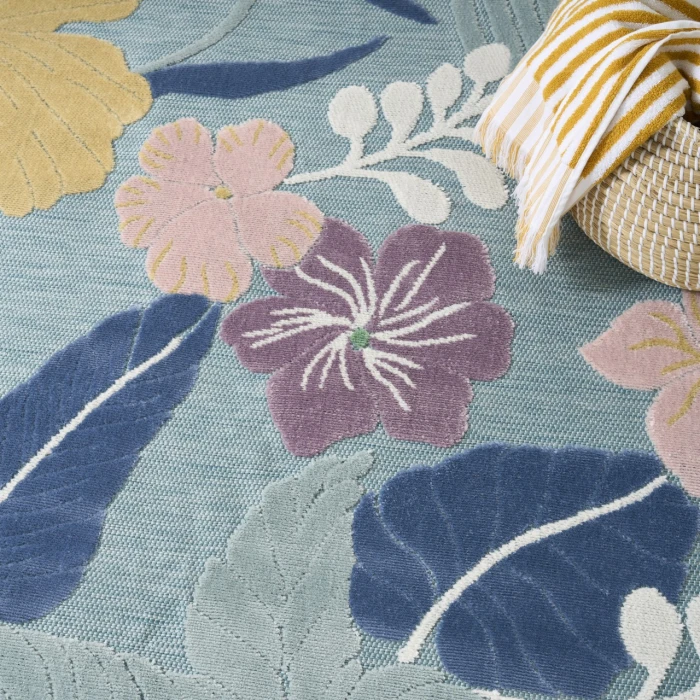 Nourison Home Suncoast Blue SNC01 4ft. x 6ft. Rect. Rug
