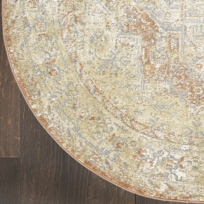 Nourison Nourison Essentials Persian Beige Rust NRE07 6 ft. X Round Rug