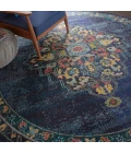 Nourison Home Passionate Blue PST01 7’10” x Round Round Rug