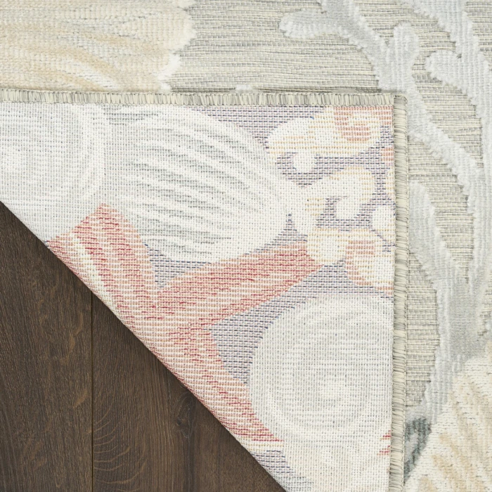 Nourison Home Suncoast Grey SNC04 5ft.3in. x 7ft.3in. Rect. Rug