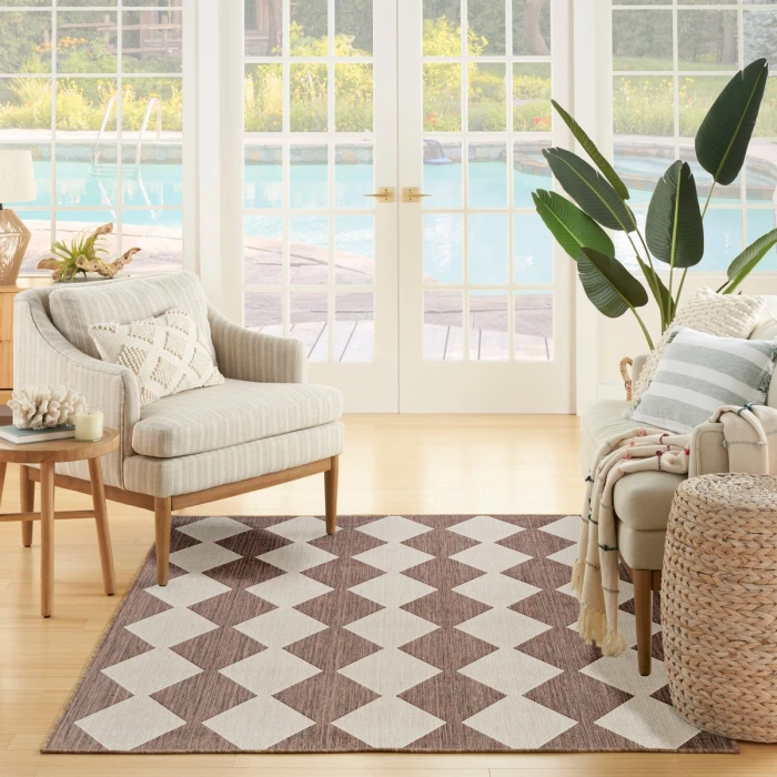 Nourison Positano Natural POS04 4 ft. X 6 ft. Rect. Rug