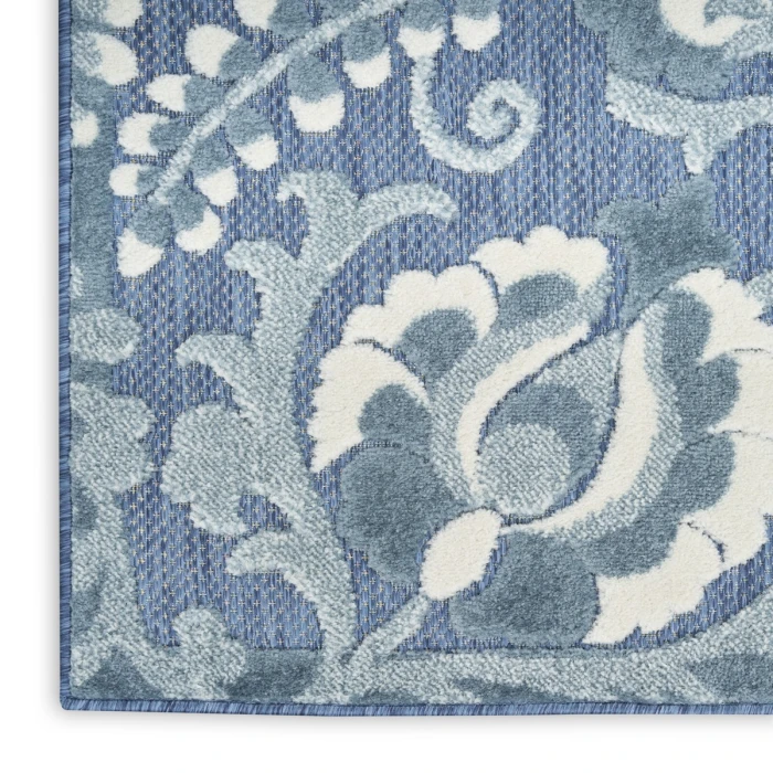 Nourison Aloha Blue ALH17 9 ft. X 12 ft. Rect. Rug