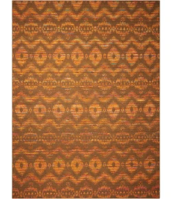 Nourison Home Spectrum Flame Chocolate SPE01 8ft. x 10ft.6in. Rect. Rug