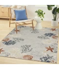 Nourison Home Suncoast Grey SNC04 5ft.3in. x 7ft.3in. Rect. Rug