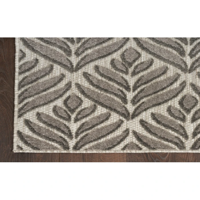 Nourison Aloha Charcoal ALH35 2 ft. 8 in. X 4 ft. Rectangle Rug