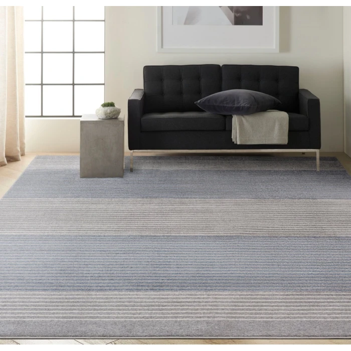 Calvin Klein River Flow Grey RFV06 7ft. 10in. x 9ft. 10in. Rect. Rug