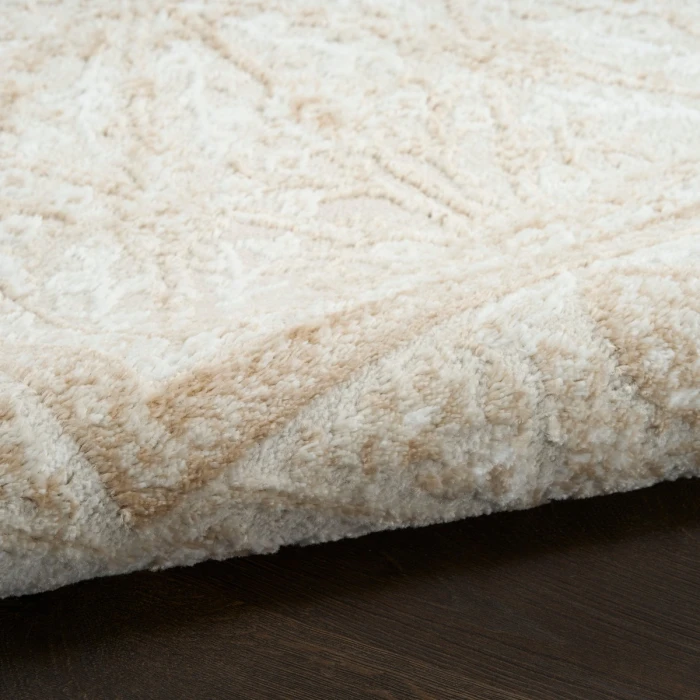 Nourison Dekor Cream Beige DEK03 5 ft. 3 in. X 7 ft. Rect. Rug