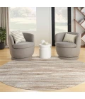 Nourison Elation Area Rug ETN01 Ivory Grey