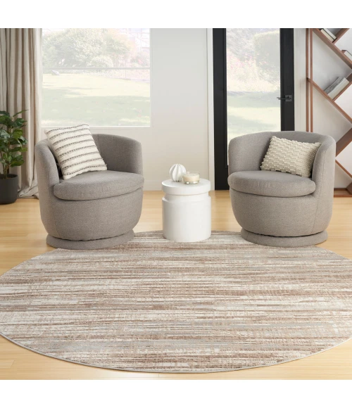 Nourison Elation Area Rug ETN01 Ivory Grey