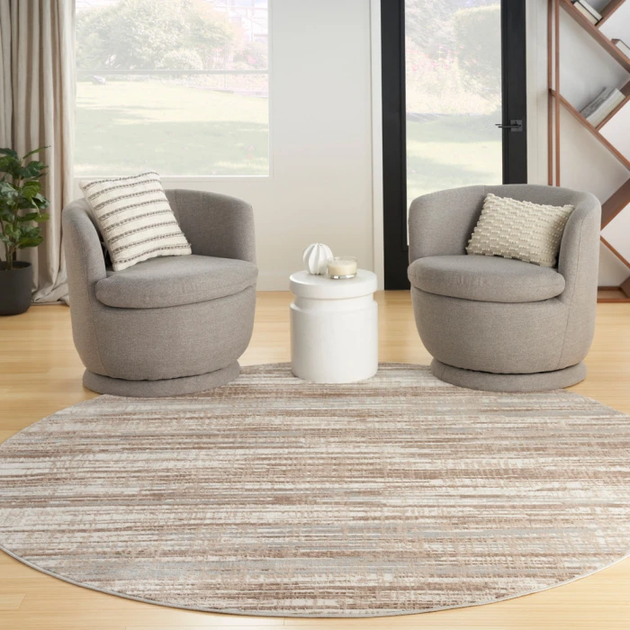 Nourison Elation Area Rug ETN01 Ivory Grey