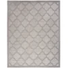 Nourison Home Easy Care NES01 Silver Grey 9 ft. X 12 ft. Area Rug