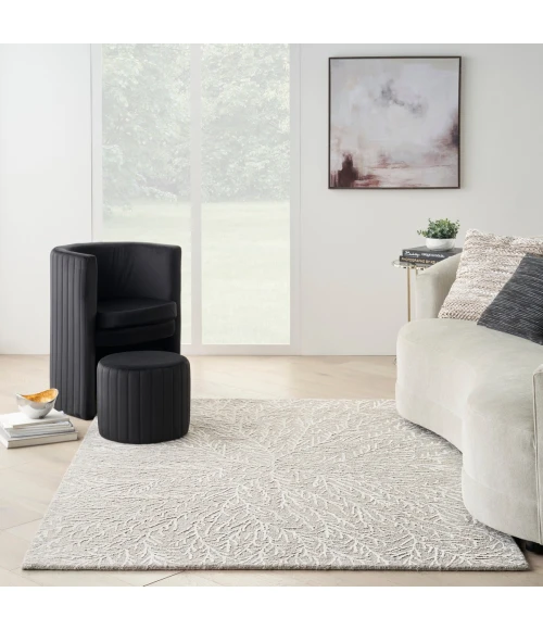Michael Amini Ma30 Star Area Rug SMR03 Taupe 5'3" x 7'3"