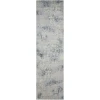 Nourison Home Somerset ST74 Silver Blue 2 ft. X 5 ft. 9 in. Area Rug