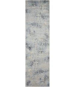 Nourison Home Somerset ST74 Silver Blue 2 ft. X 5 ft. 9 in. Area Rug