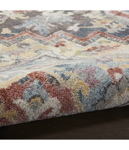 Nourison Home Soraya Charcoal SOR04 2ft.2in. x 7ft.6in. Rect. Rug