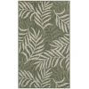 Nourison Home Garden Oasis GOA01 Green Ivory 2 ft. X 4 ft. Area Rug