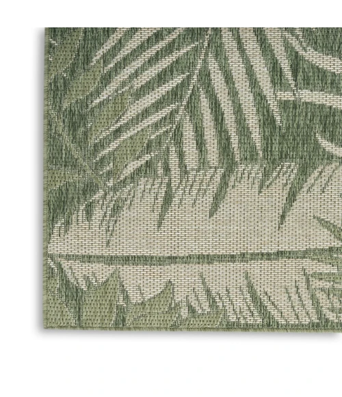 Nourison Garden Oasis Green Ivory GOA02 2 ft. X 6 ft. Rect. Rug