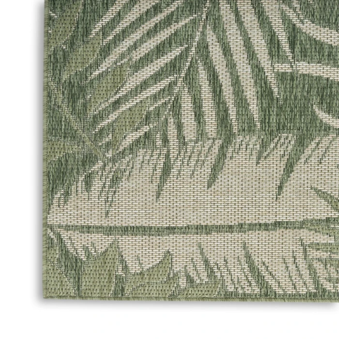Nourison Garden Oasis Green Ivory GOA02 2 ft. X 6 ft. Rect. Rug