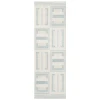 Nourison Home Nordic NRC11 Ivory Blue 2 ft. X 6 ft. Area Rug