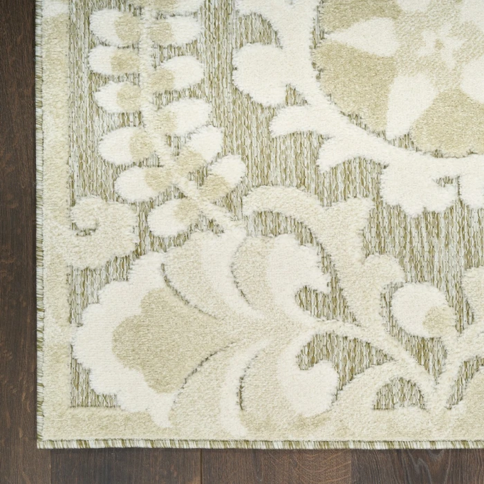 Nourison Aloha Ivory Sage ALH17 5 ft. 3 in. X 7 ft. 5 in. Rect. Rug