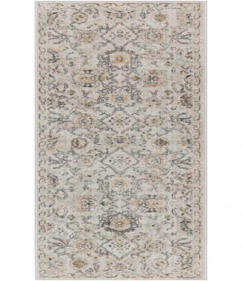 Nourison Oushak Home Grey OUS01 2 ft. 3 in. X 7 ft. 6 in. Rectangle Rug