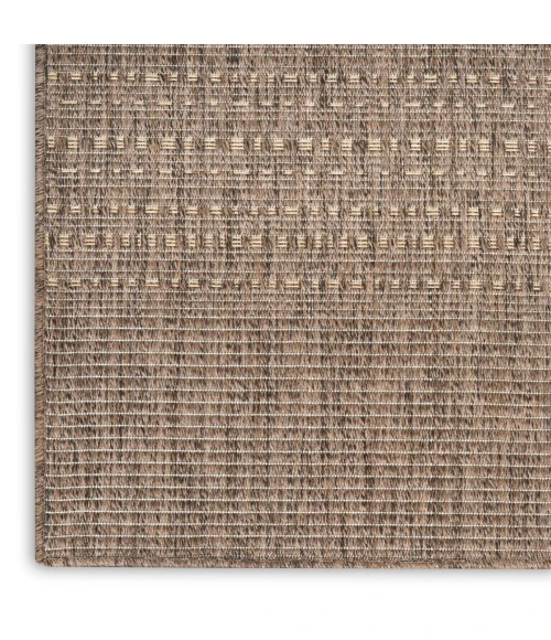 Nourison Tulum Brown TLM01 2 ft. X 6 ft. Rect. Rug