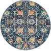Nourison Home Passion PSN01 Navy 4 ft. Round Area Rug