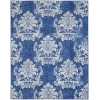 Nourison Home Whimsicle WHS11 Navy Ivory 7 ft. X 10 ft. Area Rug