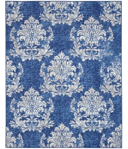 Nourison Home Whimsicle WHS11 Navy Ivory 7 ft. X 10 ft. Area Rug