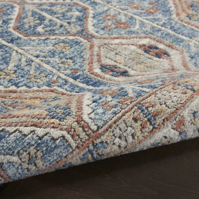 Nourison Quarry Blue Multicolor QUA15 2ft.2in. x 3ft.9in. Rect. Rug