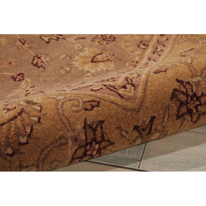 Nourison Home Heritage Hall Green HE02 7ft.9in. x 9ft.9in. Rect. Rug