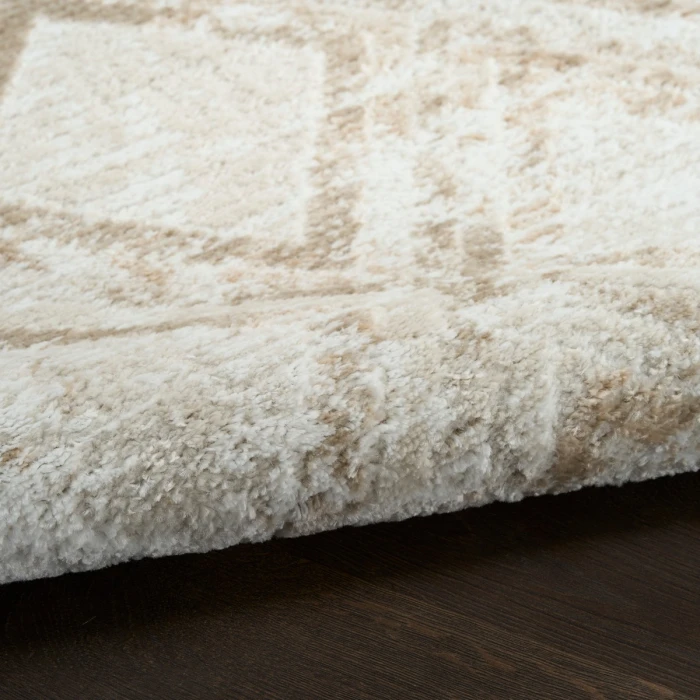 Nourison Dekor Ivory Taupe DEK05 5 ft. 3 in. X 7 ft. Rect. Rug