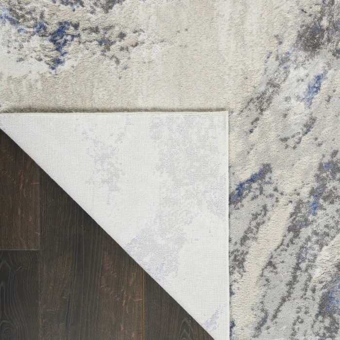 Nourison Home Silky Textures Blue SLY03 3ft.11in. x 5ft.11in. Rect. Rug
