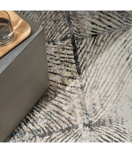 Calvin Klein Infinity Area Rug IFN03 Ivory Grey