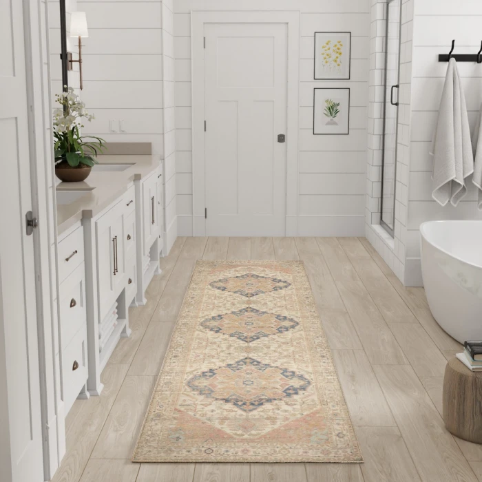 Nourison Vintage Washables Multicolor VWS15 2 ft. 2 in. X 8 ft. Rect. Rug