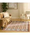 Nourison Nordic Ivory Rust NRC16 5 ft. X 7 ft. Rect. Rug